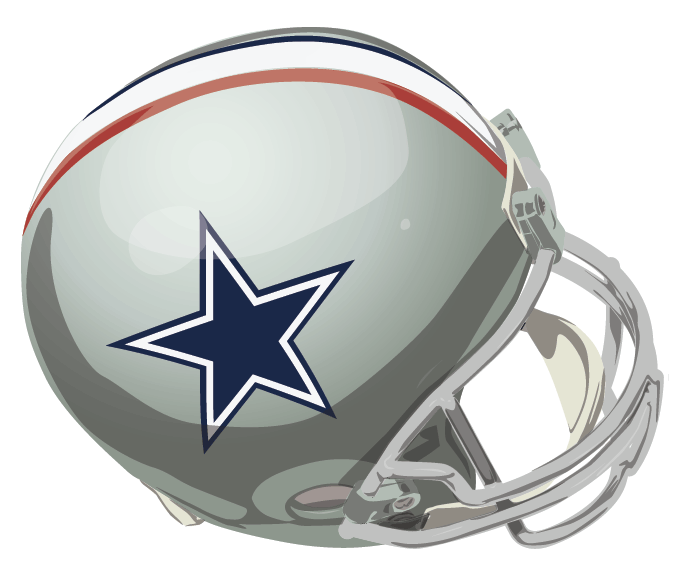 Dallas Cowboys 1976 Helmet Logo iron on paper